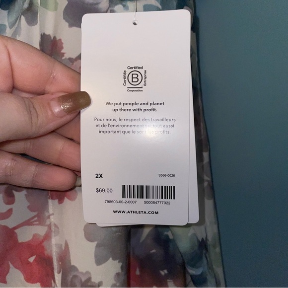 Athleta Savannah Bermuda Short Floral Print Size 2X - Picture 4 of 12